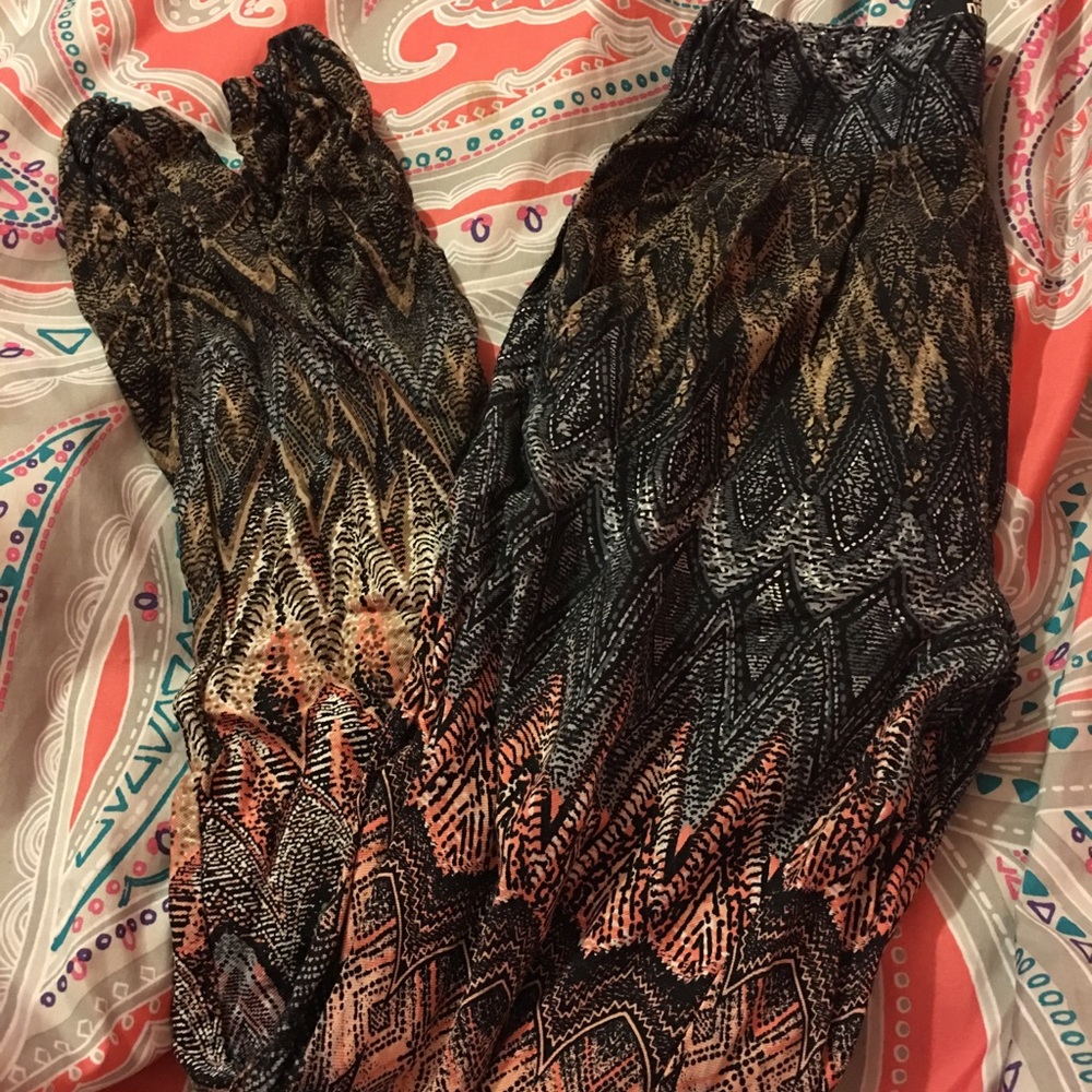Rewash Casual Chevron Jogger-Like Pants